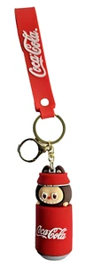 COCA COLA THE MONSTERS LABUBU DOLL KEYCHAIN FIGURE NEW - Picture 1 of 6