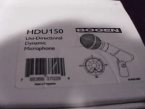 Bogen HDU150 Handheld Microphone brand new - Picture 1 of 3
