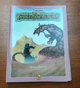 AD&D Forgotten Realms Auneroch Module Dungeons Dragons Excellent 9320 1991 - Picture 1 of 3