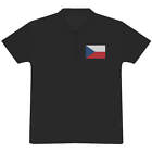 'Czech Republic Flag' Adult Polo Shirt / T-Shirt (PL023078)