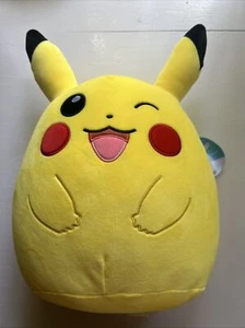 Squishmallow 10"" winking Pikachu Plüschtier neu mit Etikett Kellytoy - Bild 1 von 2