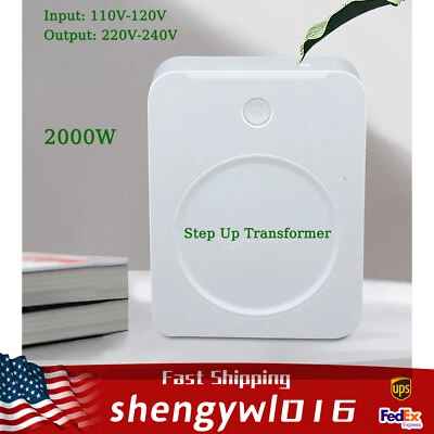 2000 Watt Step Up Voltage Converter Transformer Volt Step Up 110V to 220V New - Image 1 of 4