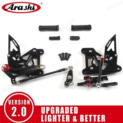 CNC Rearsets Footrest Foot Pegs For MV Agusta Brutale Dragster 675 800 2012-2016 - Изображение 1 из 4