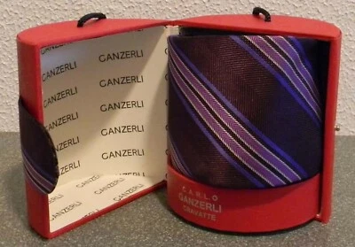 CRAVATTA C.A.R.L.O 'GANZERLI' NUOVA IN CONFEZIONE REGALO - Imagen 1 de 3