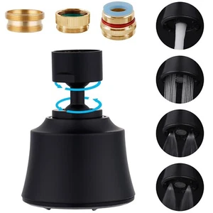 Kitchen Sink Faucet Head, 360° Faucet Sprayer Attachment, 4 Spray Modes - Picture 1 of 8