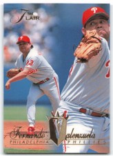 1994 Fleer Flair #418 Fernando Valenzuela Philadelphia Phillies 2AC
