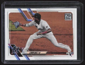 Lewin Diaz 2021 Topps #417b SP Image Variation Miami Marlins - Picture 1 of 2