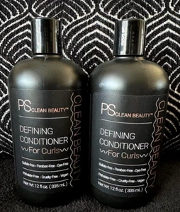 2pk PS CLEAN BEAUTY DEFINING CONDITIONER FOR CURLS COILS MOISTURE & STYLE 12 oz - Picture 1 of 6