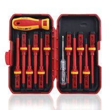 13pcs Electrician's Insulated Magnetic Electrical Hand Screwdriver Tool Set New