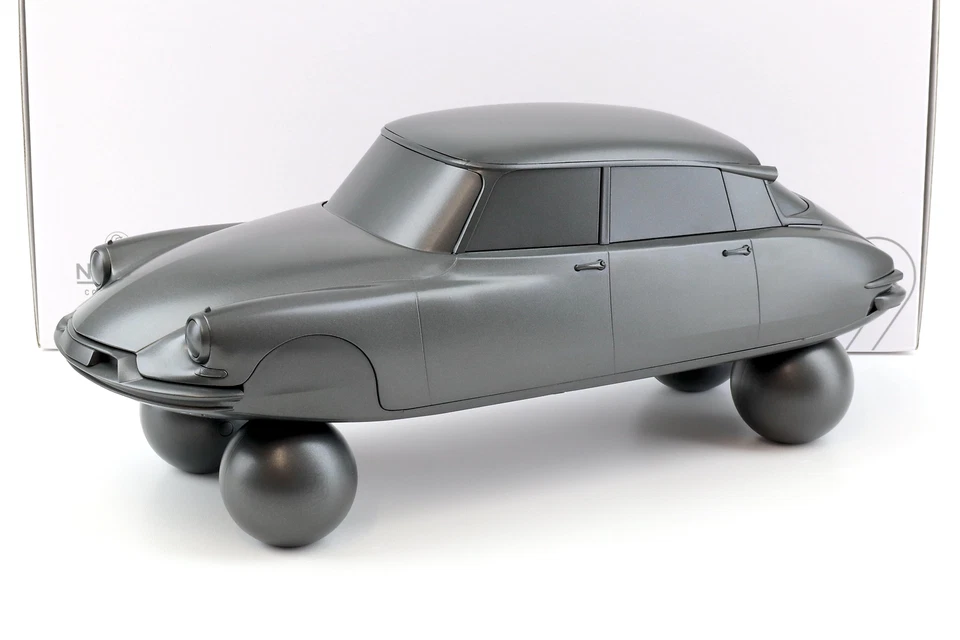1:12 NOREV Citroen DS 19 On Balls 1959 Sculpture Full Mat Gris - Limite De - Photo 1/4