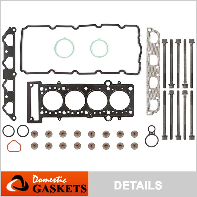 Fits 02-08 Mini Cooper 1.6L Supercharged SOHC Head Gasket Set Bolts W11B16A - Image 1 of 4