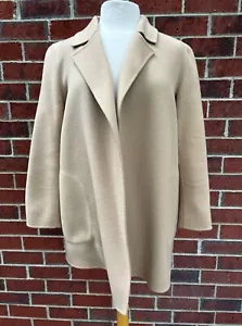 Cappotto donna Theory Clairene New Face lana cashmere marrone marrone taglia M - Foto 1 di 10