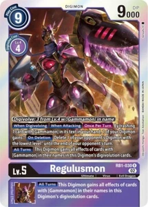 Regulusmon - RB1-030 NM - Digimon TCG - Picture 1 of 1