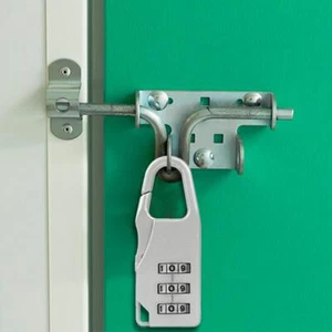 Mini 3-stelliges Zahlen-Vorhängeschloss Zinklegierung Reisegepäckschloss (silber) - Bild 1 von 7