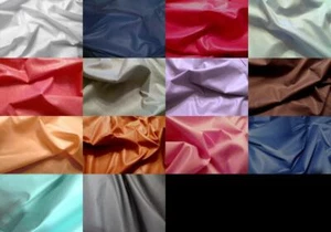 Stoffe Satinstoff Viscosesatin Dekostoff Meterware 160 cm breit 14 Farben - Bild 1 von 16
