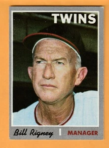 Bill Rigney Minnesota Twins 1970 Topps #426 - Imagen 1 de 2