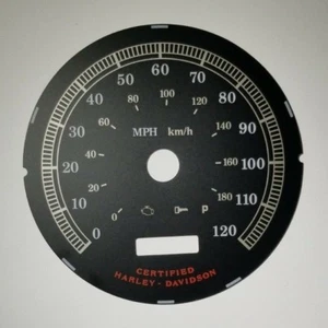 5I Harley Davidson MPH Speedometer Black Gauge Face 12210396 - Picture 1 of 1