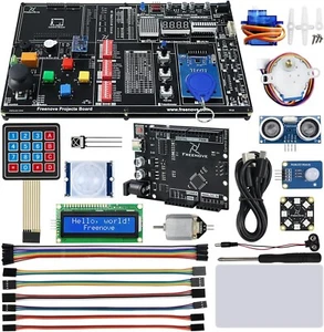 Freenove Projects Kit con Scheda di Controllo V4 (Compatibile con Arduino IDE), 238-P - Foto 1 di 8