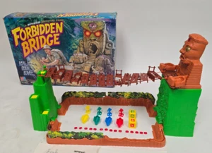 Vintage 1992 Forbidden Bridge Motorized Adventure Board Game Incomplete - Picture 1 of 7