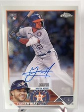 YAINER DIAZ AUTO RC 2023 TOPPS CHROME #RA-YD ROOKIE ON CARD AUTOGRAPH ASTROS