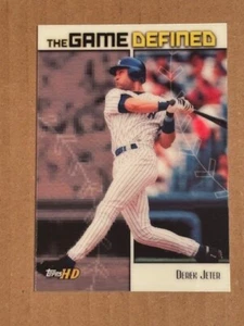 2000 Topps HD The Game Defined #GD2 Derek Jeter New York Yankees - Imagen 1 de 2