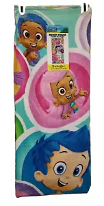 RARE 2014 BUBBLE GUPPIES CARTOON CHARACTERS & PUPPY BEACH BATH TOWEL 28X58~NEW~ - Picture 1 of 5