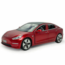 1:32 Tesla Model 3 Sedan Model Car Diecast Gift Toy Vehicle Pull Back Cars Red 