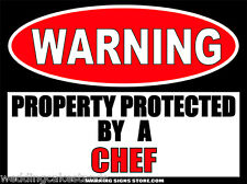 Chef Cook Sticker Funny Kitchen Warning Sticker Decal WS462
