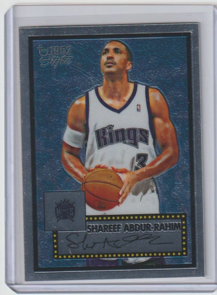 2005-06 Topps 1952 Style Chrome Shareef Abdur Rahim Kings #36/499 #66 - Image 1 of 1