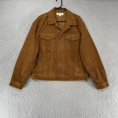Madewell Jacket Womens Large Brown Corduroy Trucker Button Front Capsule - Image 1 of 4