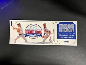 Scott Rolen Fred McGriff Ticket 2023 Baseball HOF Induction Section 1 - Bild 1 von 2