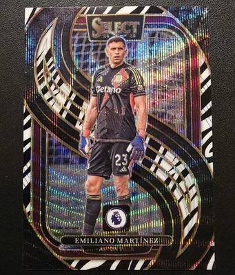 2024-25 Panini Select PL Emiliano Martinez Zebra SP SSP, Aston Villa, Argentina - Image 1 of 3