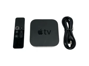 Genuine Apple TV - 32GB (4th Generation) - Black (MGY52LL/A) - Black - UD *READ* - Picture 1 of 10