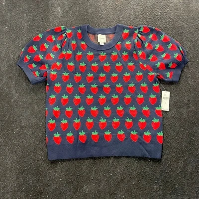 Camiseta suéter manga abullonada MAEVE By Anthropologie Maxine para mujer talla M Foto 1 de 4