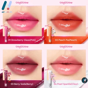 Suero labial escamoso oscuro hidratante suave brillante GLAD2GLOW natural ligero - Imagen 1 de 30