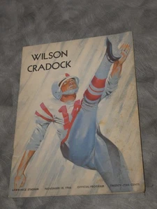 Cradock Wilson 11/18 1966 High School Football Program - Picture 1 of 4
