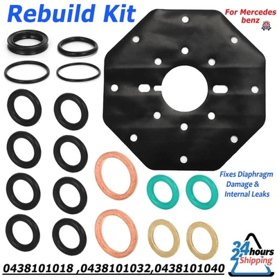 0438101018 Repair Kit Fuel Distributor For Mercedes 500/560 SL/SEL R107/W126 US - Image 1 of 4