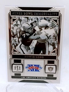 2024 Panini National Treasures #SB-HL Howie Long Super Bowl Immortality #/99 - Imagen 1 de 2