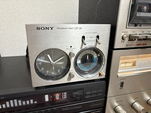 SONY PT24 Program Timer Showa Retro Supports Full 24-Hour Cycle Used From JAPAN - Picture 1 of 8