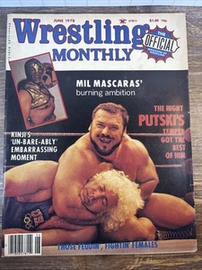 JUNE 1978 WRESTLING MONTHLY MAGAZINE IVAN PUTSKI MIL MASCARAS PATERA KINJI WOMEN - Picture 1 of 2