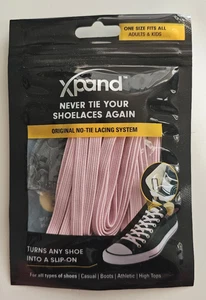 Xpand LACCI senza cravatta LACCI mai più allacciati TUTTI I TIPI DI SCARPE slip-on ROSA - Foto 1 di 2