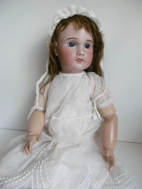 POUPÉE ANCIENNE SFBJ PREMIÈRE ÉPOQUE MOULE JUMEAU TAILLE 11 - HT 61 cm - Photo 1/4