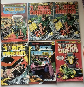 Judge Dredd (Lot of 6 Comic Books, 1985, Eagle Comics) - Picture 1 of 2