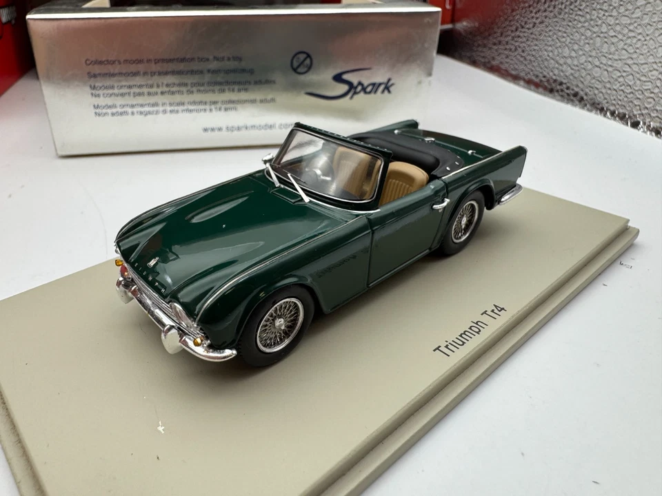Spark 1/43 Triumph Tr4 Green #374 - Image 1 of 4