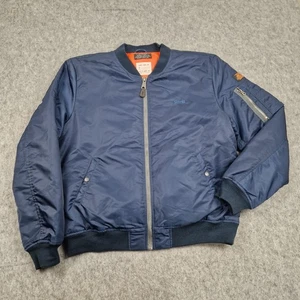 Schott Jacket Mens XXL Blue Bomber Intermediate Army Type U Flight Pilot Flyers - Picture 1 of 12