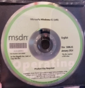Microsoft MSDN Windows 8.1 X86 Disc 5086.01 Januar 2014 - ENGLISCH - Bild 1 von 1