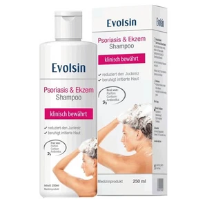 Evolsin Psoriasis & Ekzem Shampoo 250 Ml - Geeignet Fiir Kopfhaut Und Korper - Bild 1 von 5