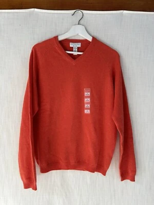 Covington Coral V-neck Sweater Cashmere Size Small - Image 1 of 4