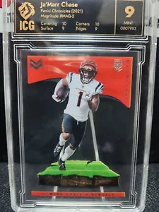 2021 Panini Chronicles Magnitude JA'MARR CHASE #MAG-5 ICG 9 Mint - Picture 1 of 2