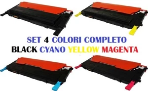 CARTUCCIA PER SAMSUNG CLP310 CLP315 SET 4 COLORI BLACK CYANO YELLOW MAGENTA - Foto 1 di 3